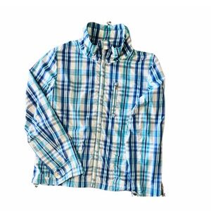 Lauren Active by Ralph Lauren Plaid Windbreaker Jacket